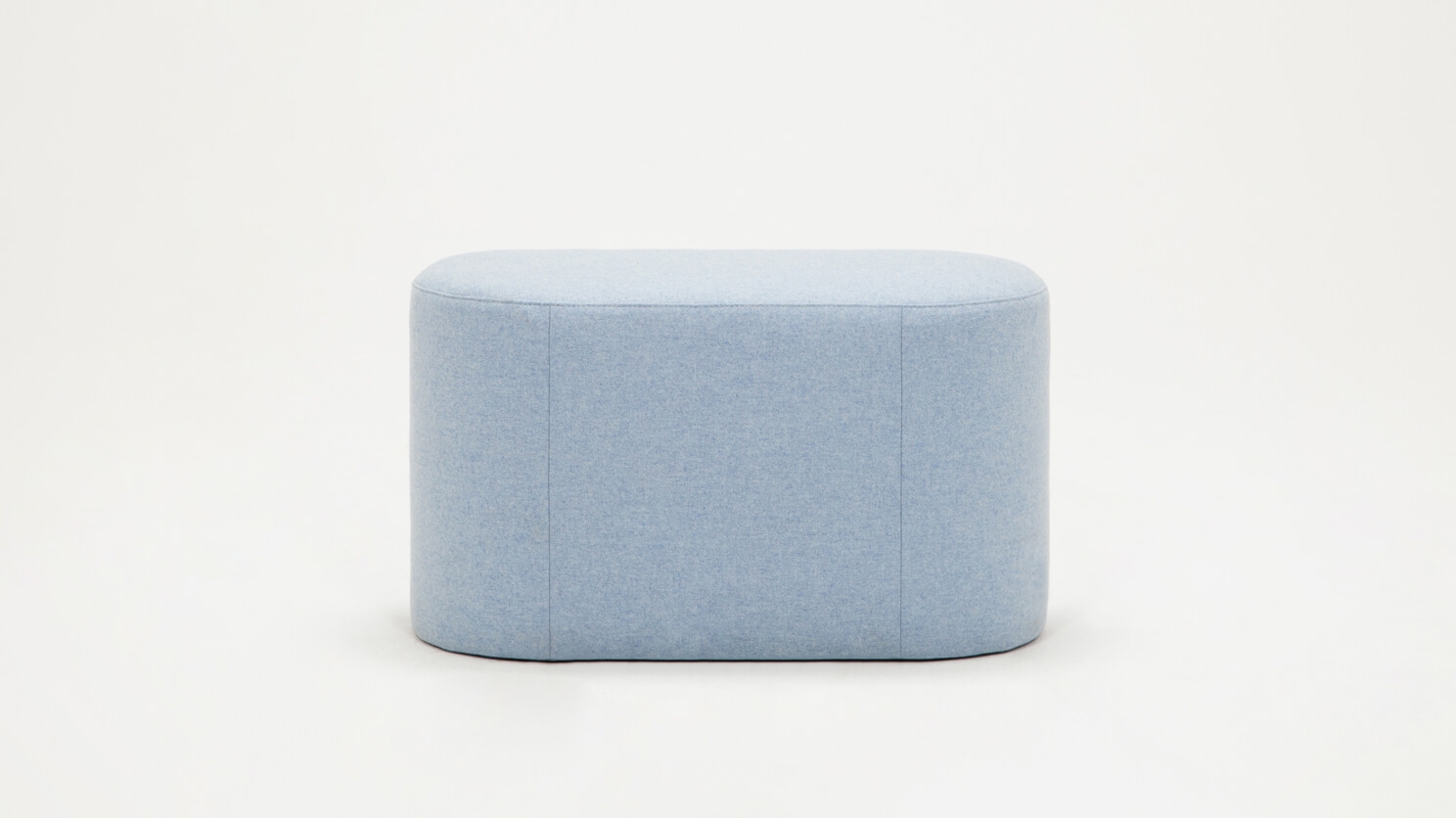 Oval Ottoman Fabric EQ3