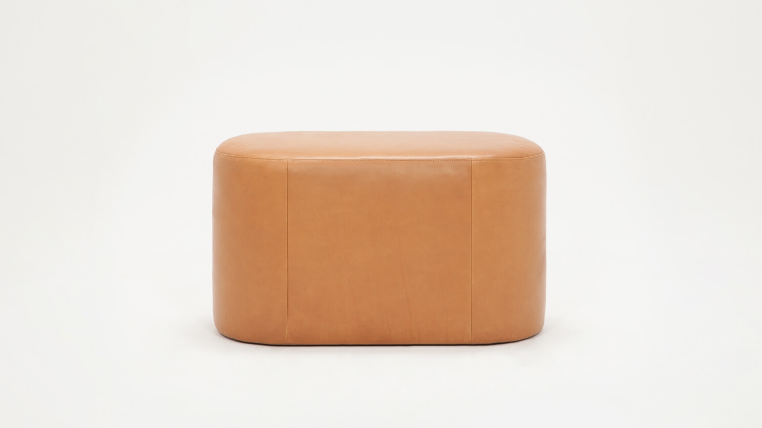 Oval Ottoman Leather EQ3