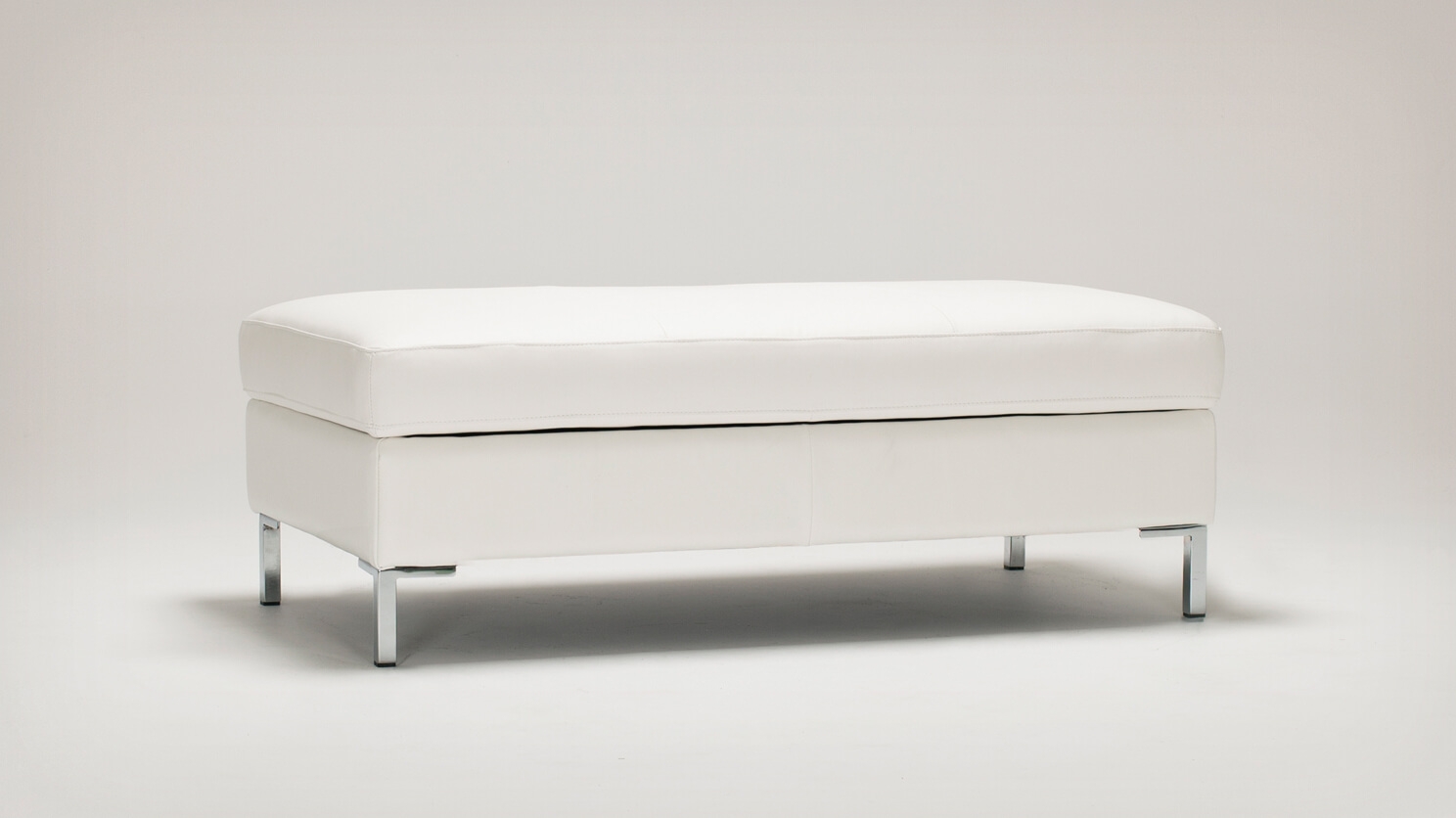 Salema Storage Ottoman Leather EQ3