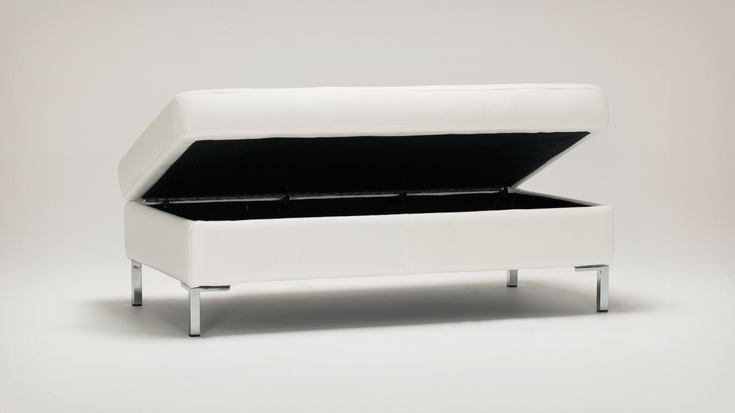 Salema Storage Ottoman Leather EQ3