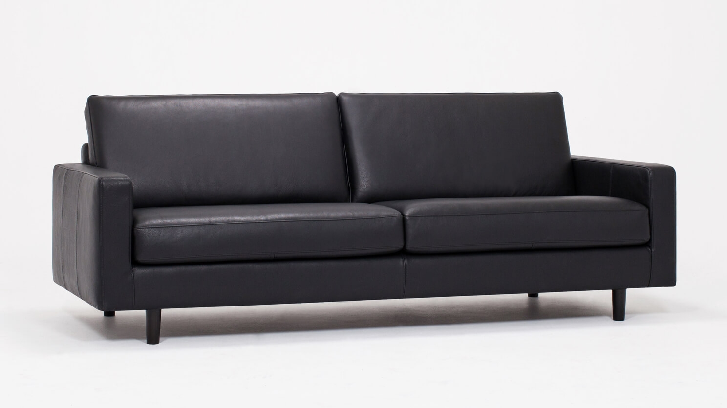 oskar large leather sofa