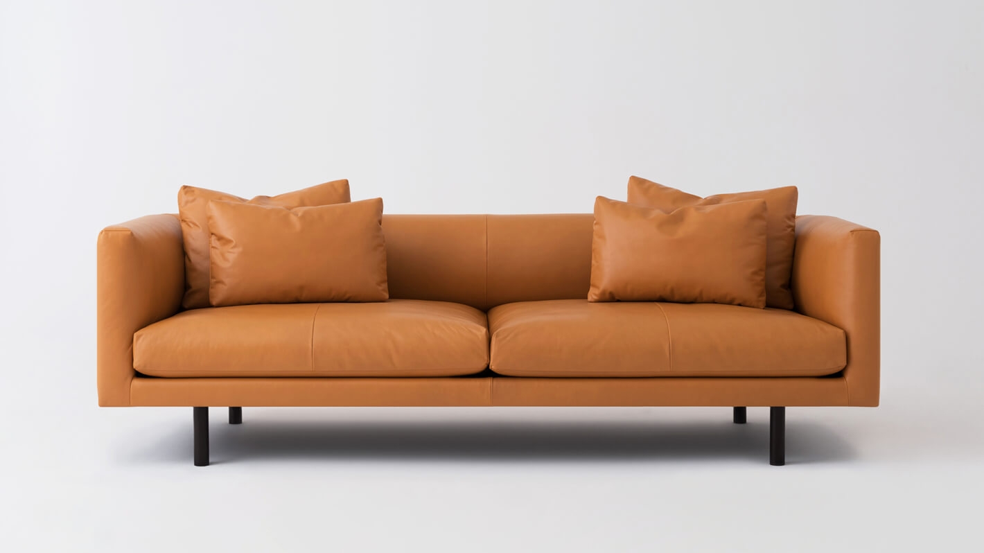 eq3 replay leather sofa