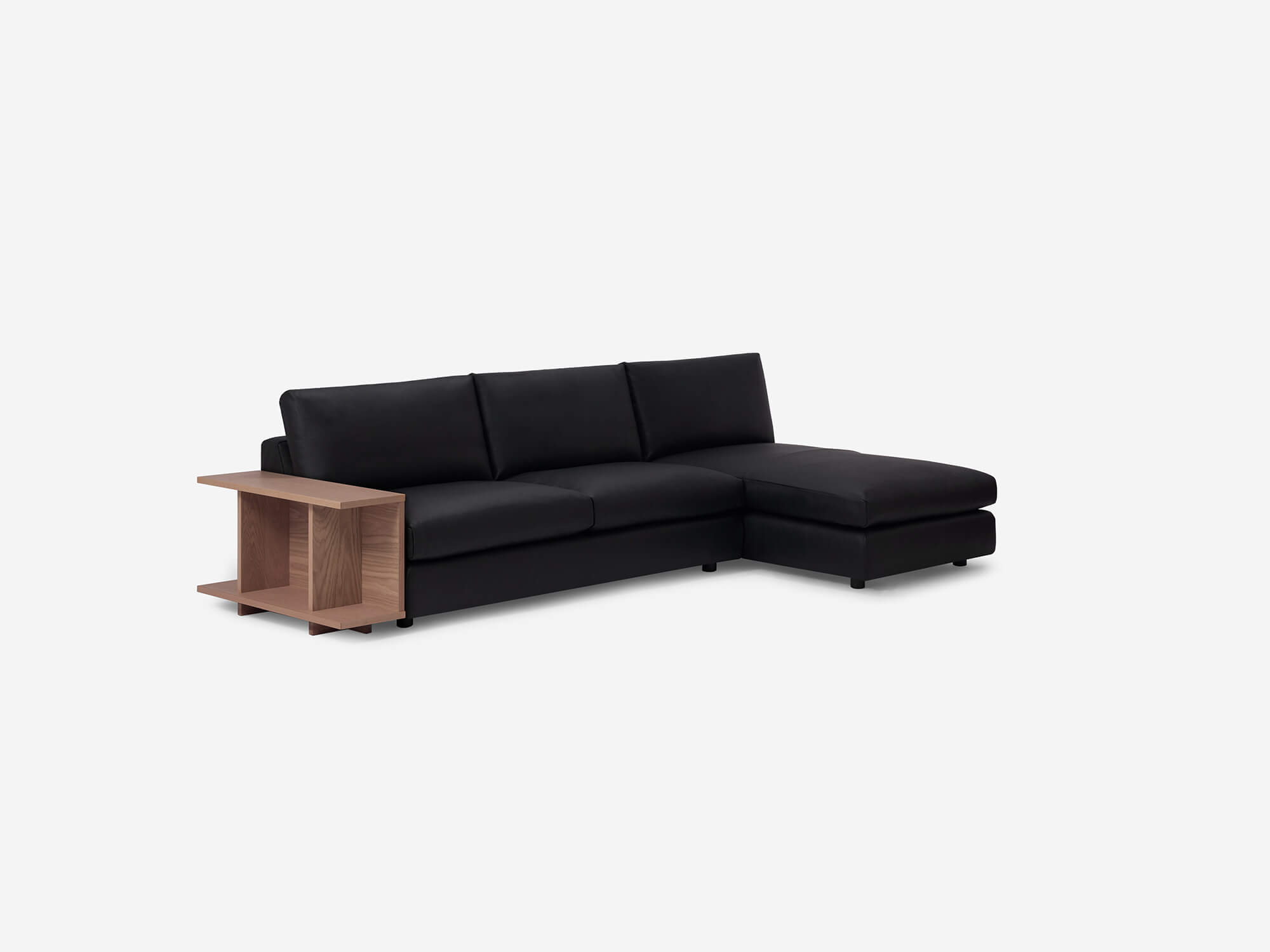 Cello Plush 2Piece Armless Sectional with Chaise EQ3