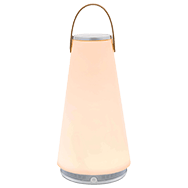 Front view of outdoor table lamp