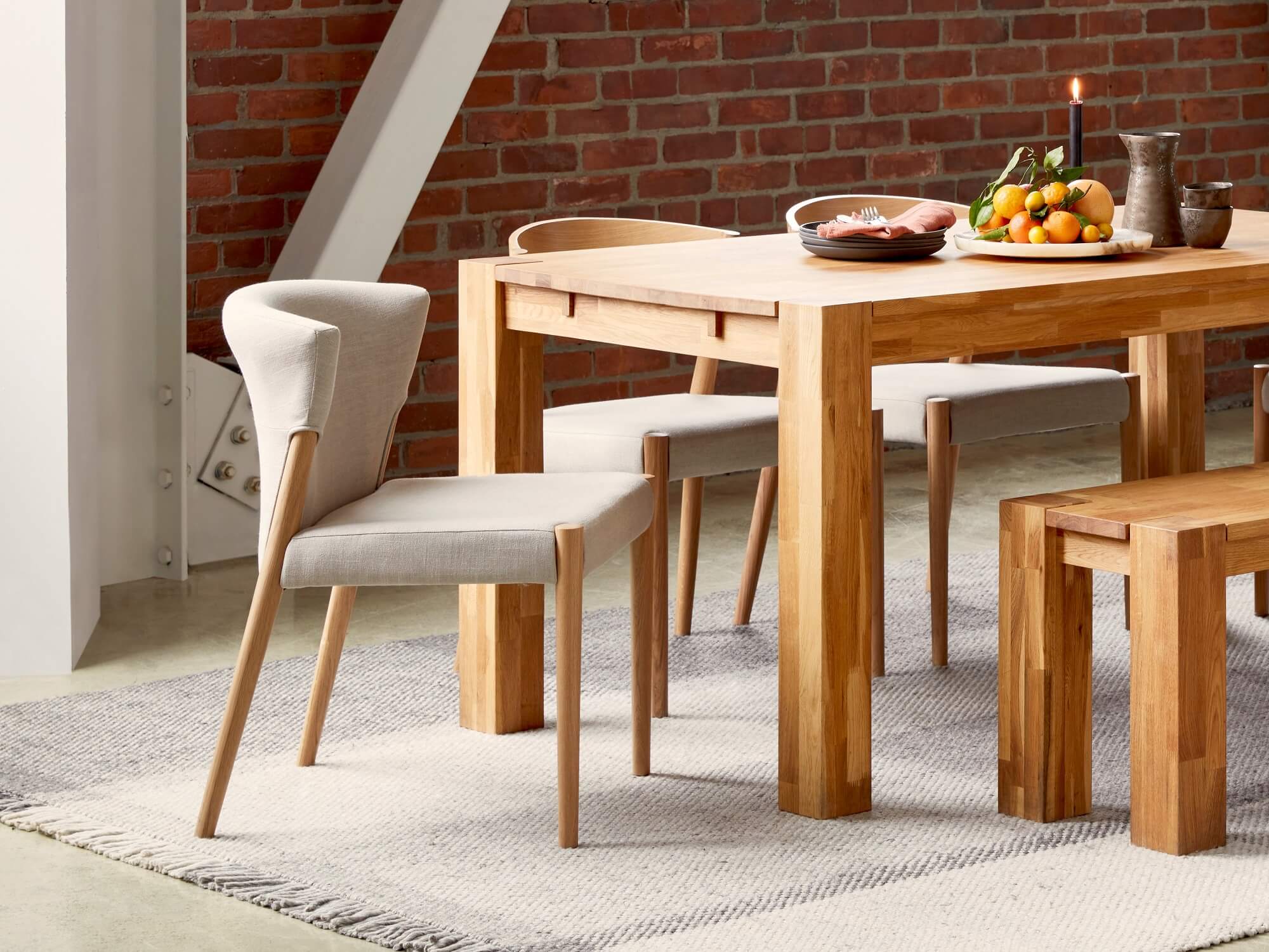 Dining room chairs online oak wood