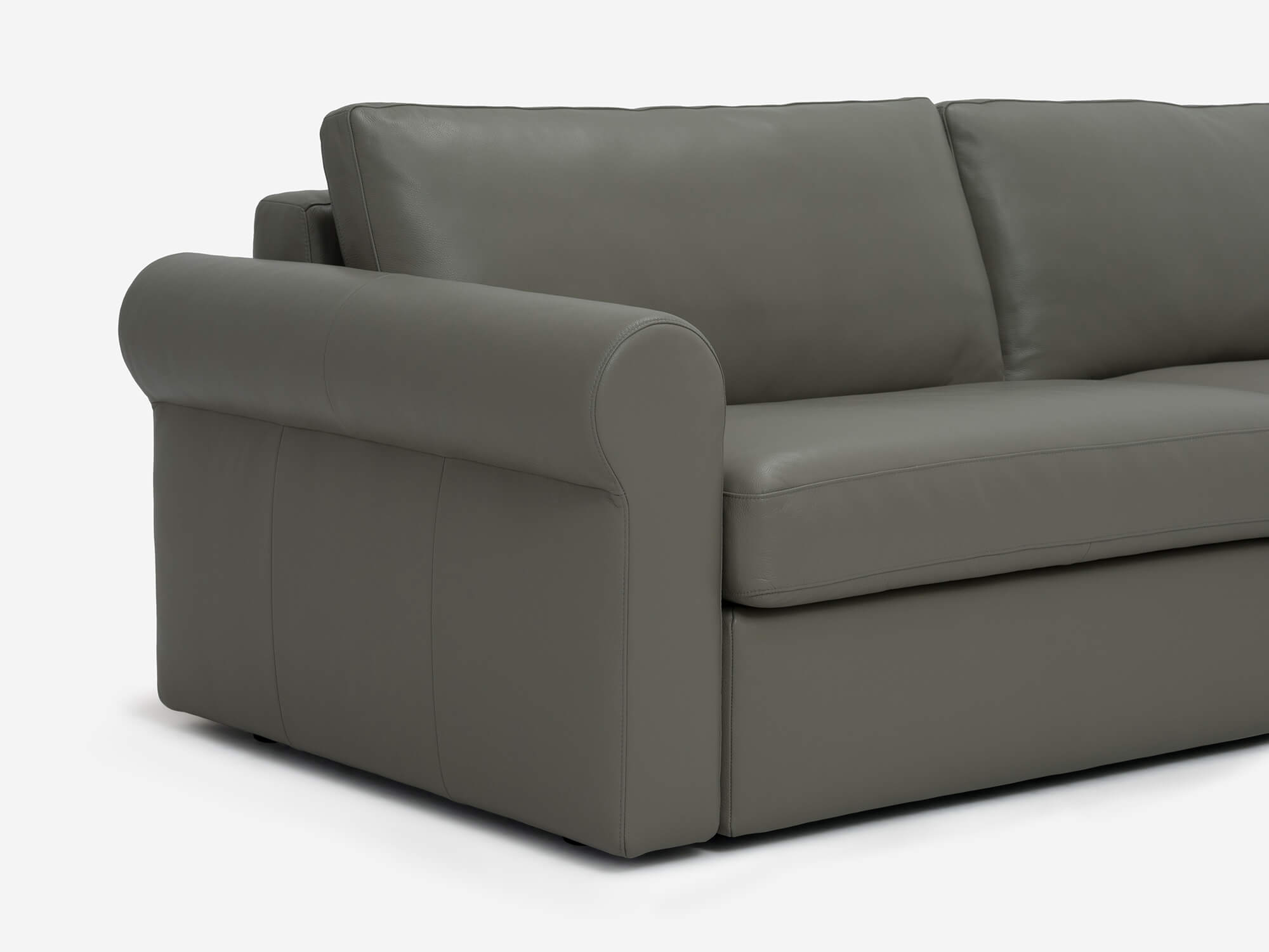 Everyday 2-Piece Sectional Sofa with Chaise | Leather Sectional Sofa