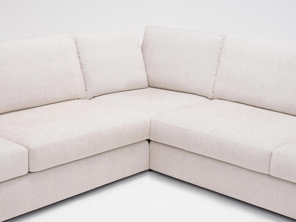 Detailed view of the Cello 3-piece sectional sofa with corner seat