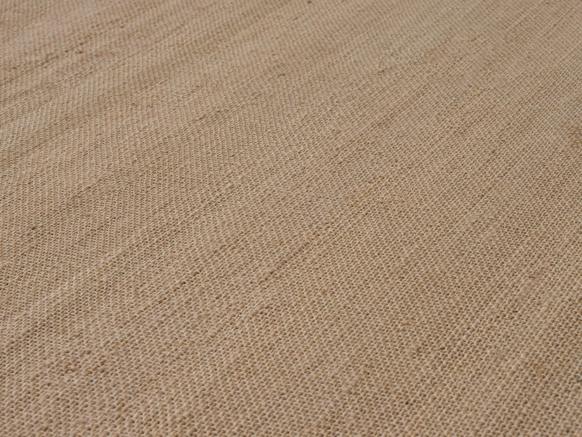 Detail view of hand woven jute medium rug