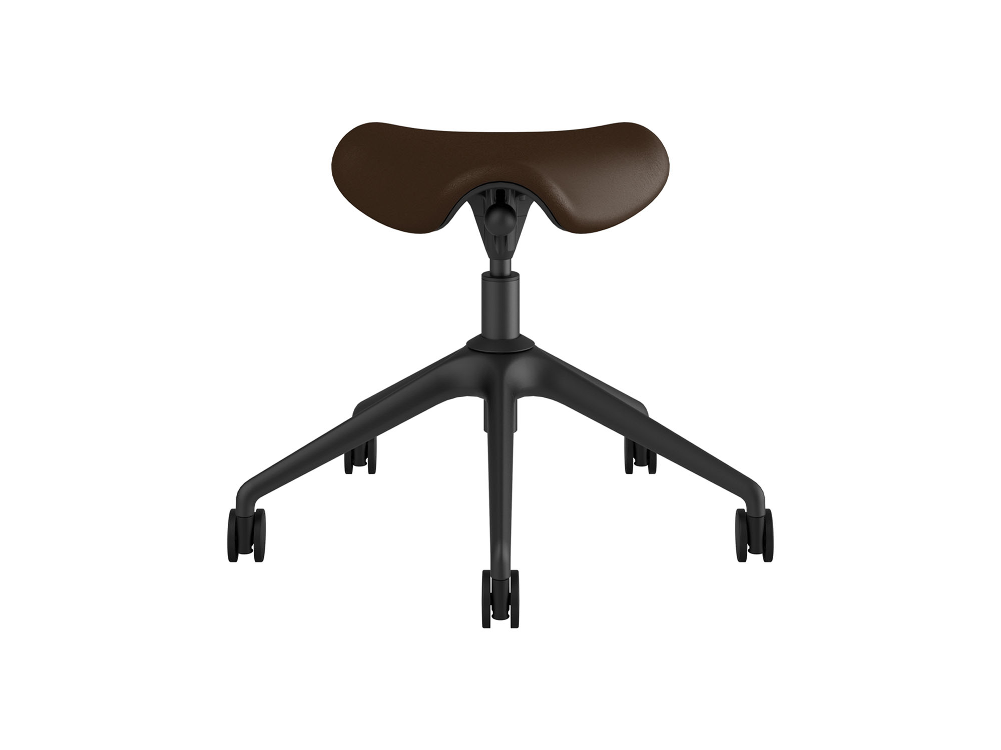 Front view of dark red active stool