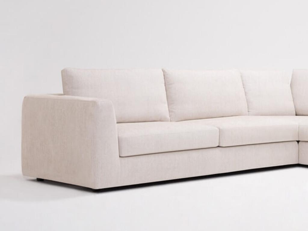 Detailed view of the Cello 3-piece sectional couch with corner seat