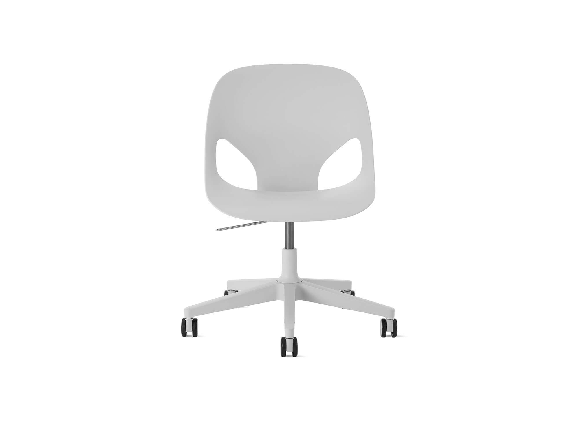 Front view of Alpine Zeph Side Chair with no cushion