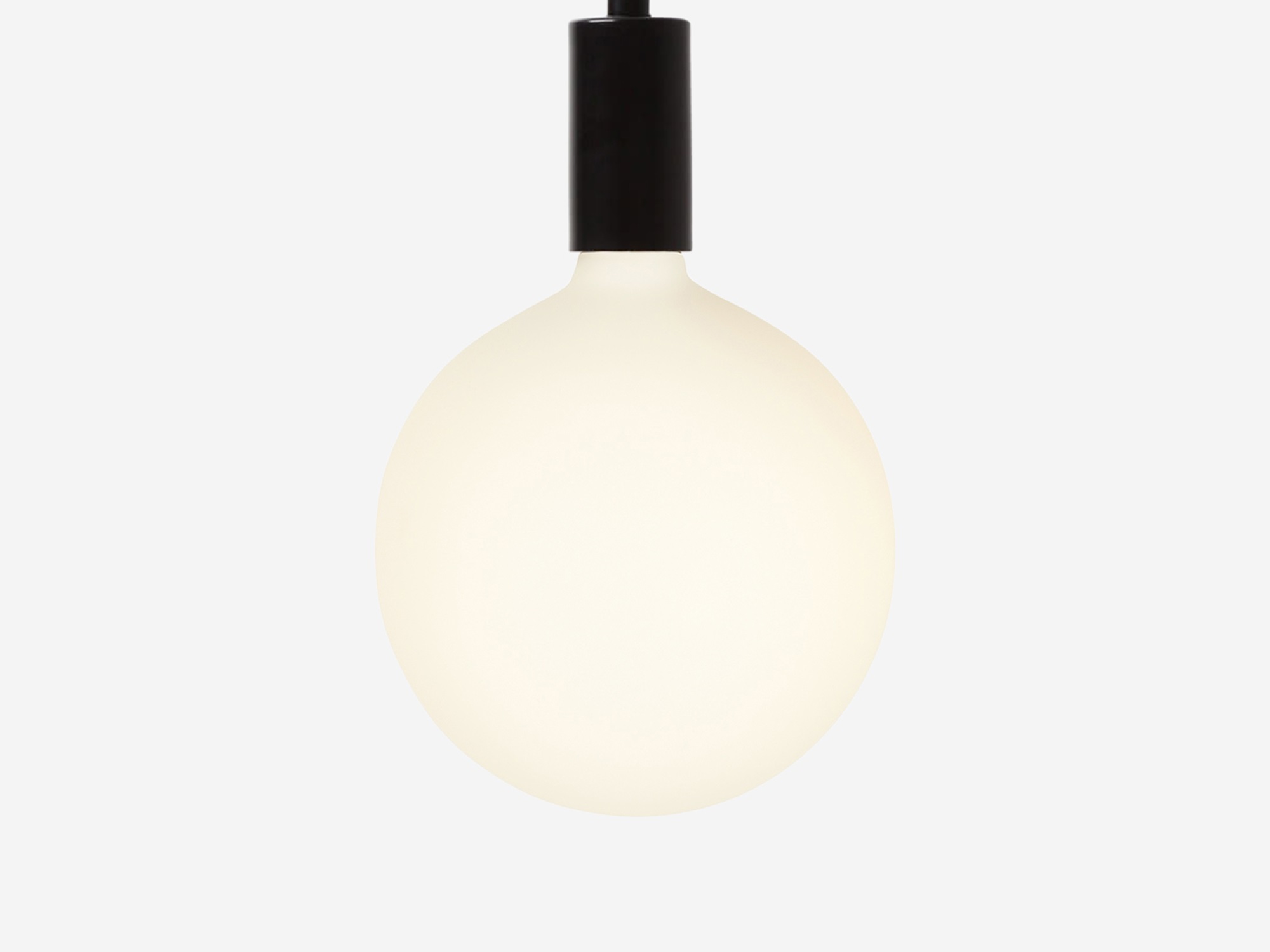 Light on opaque decorative pendant LED bulb