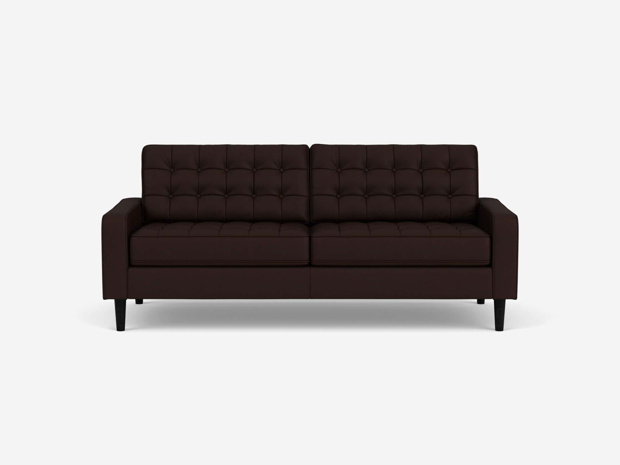 Reverie Apartment Sofa | Mid Century Leather Sofa from EQ3
