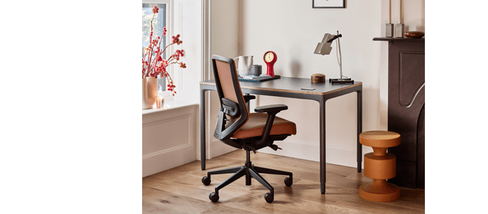 Branch office chair is displayed in a modern home office