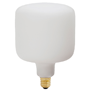 Square opaque light bulb front view