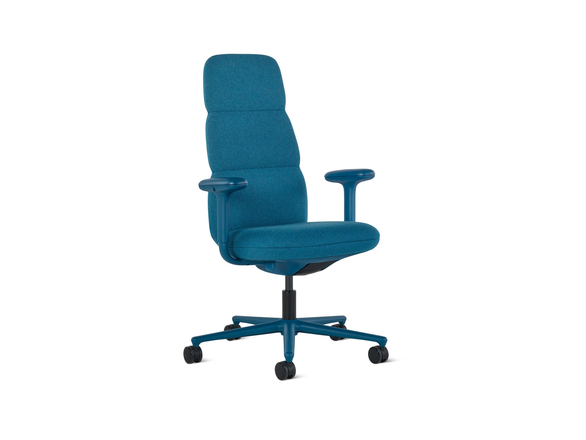 Peacock herman miller asari high back desk chair front view