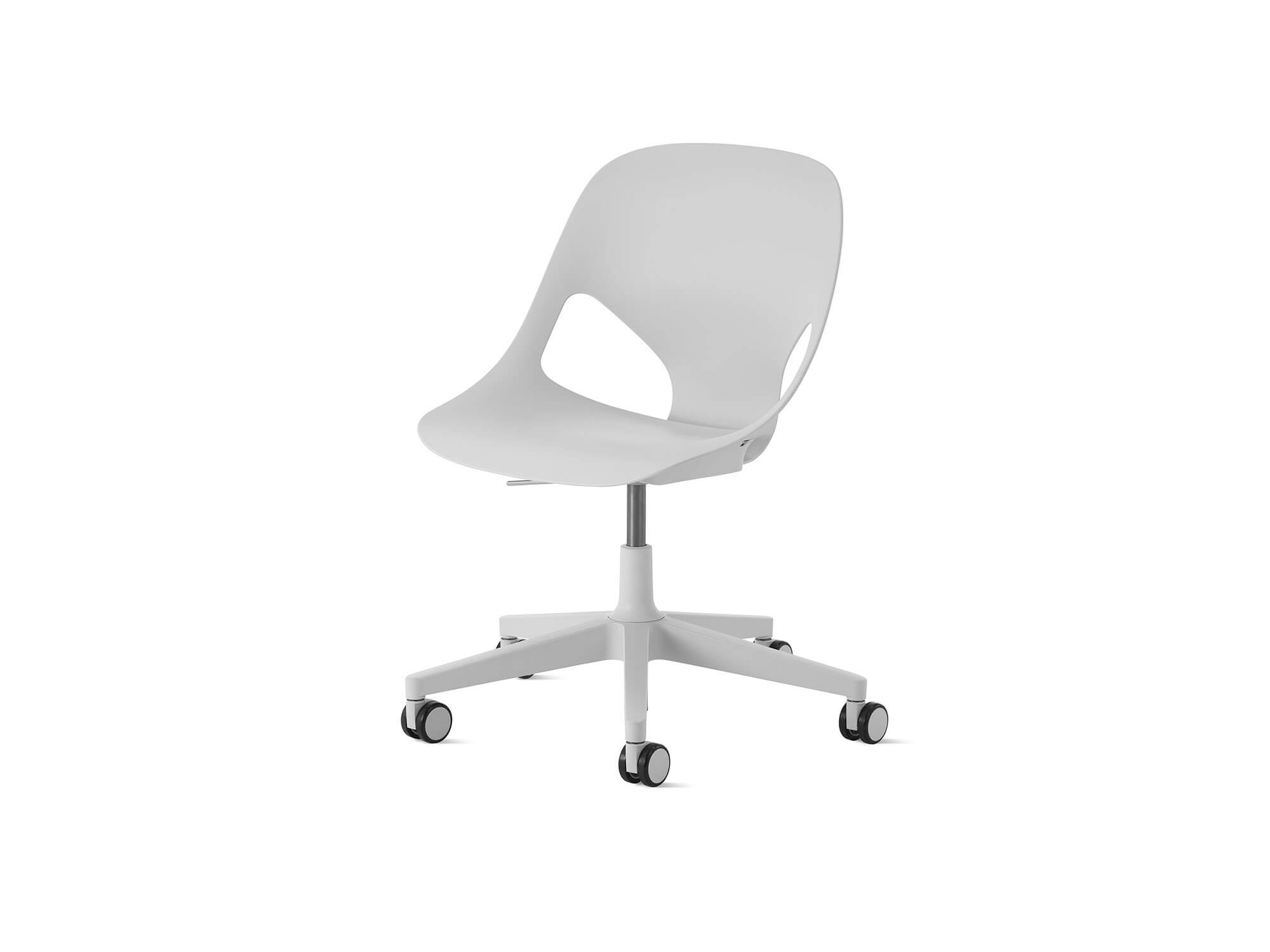 Alpine Zeph Side Chair with no cushion front angle view