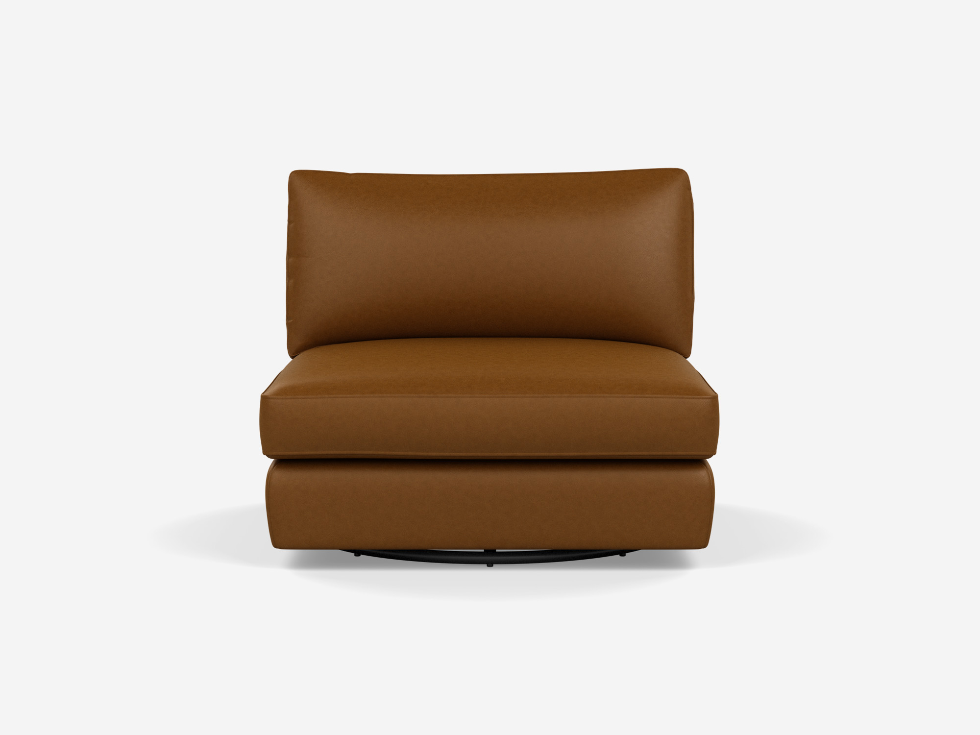 Cello Armless fabric or leather swivel chair EQ3