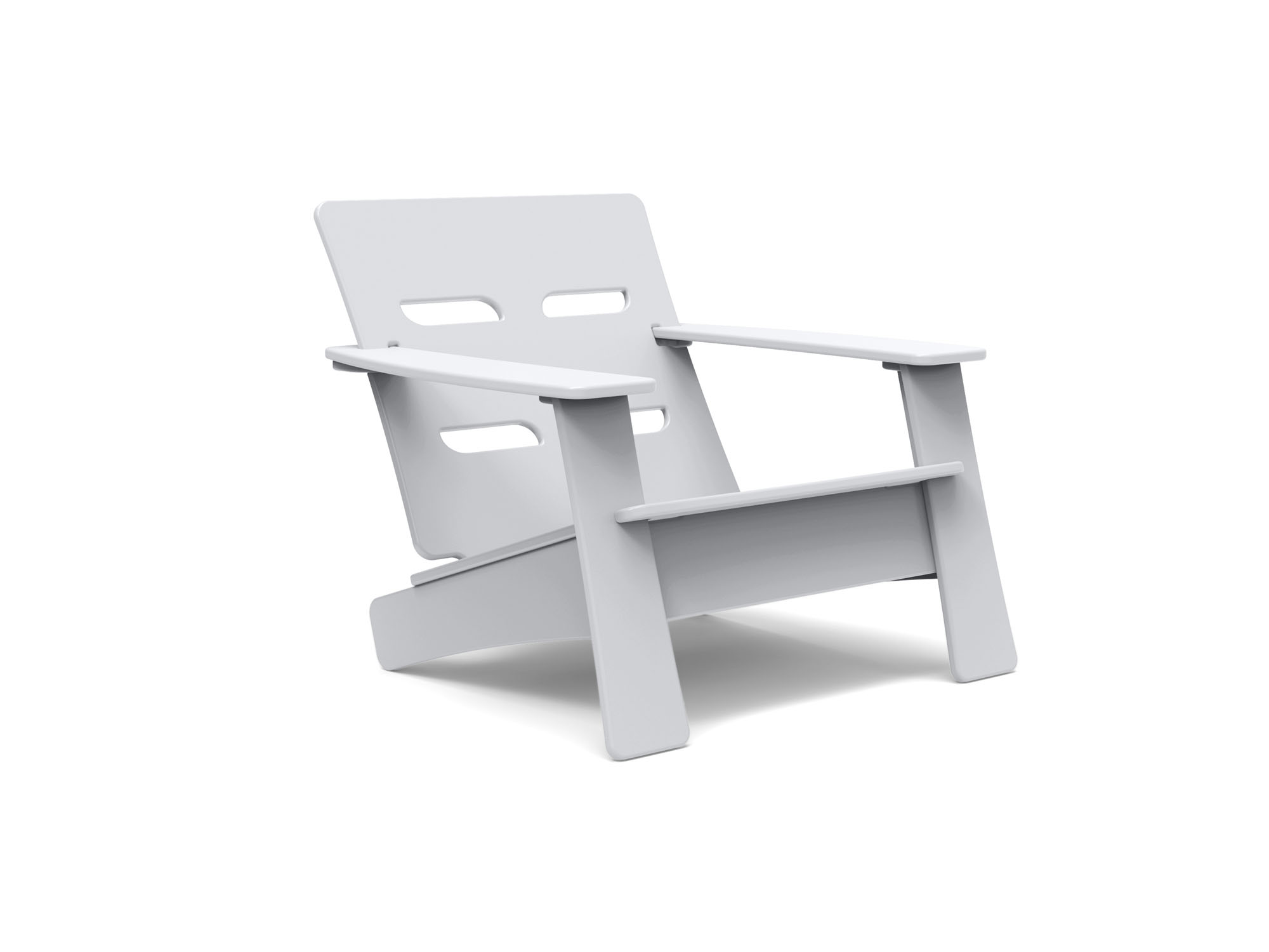 Cabrio outdoor chair in driftwood angled view