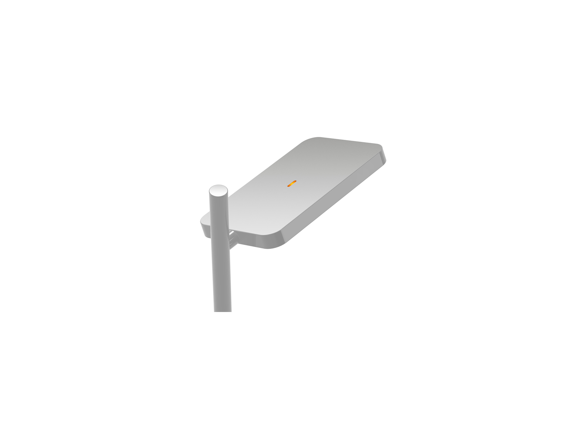 Detail view of the Talia table lamp in grey