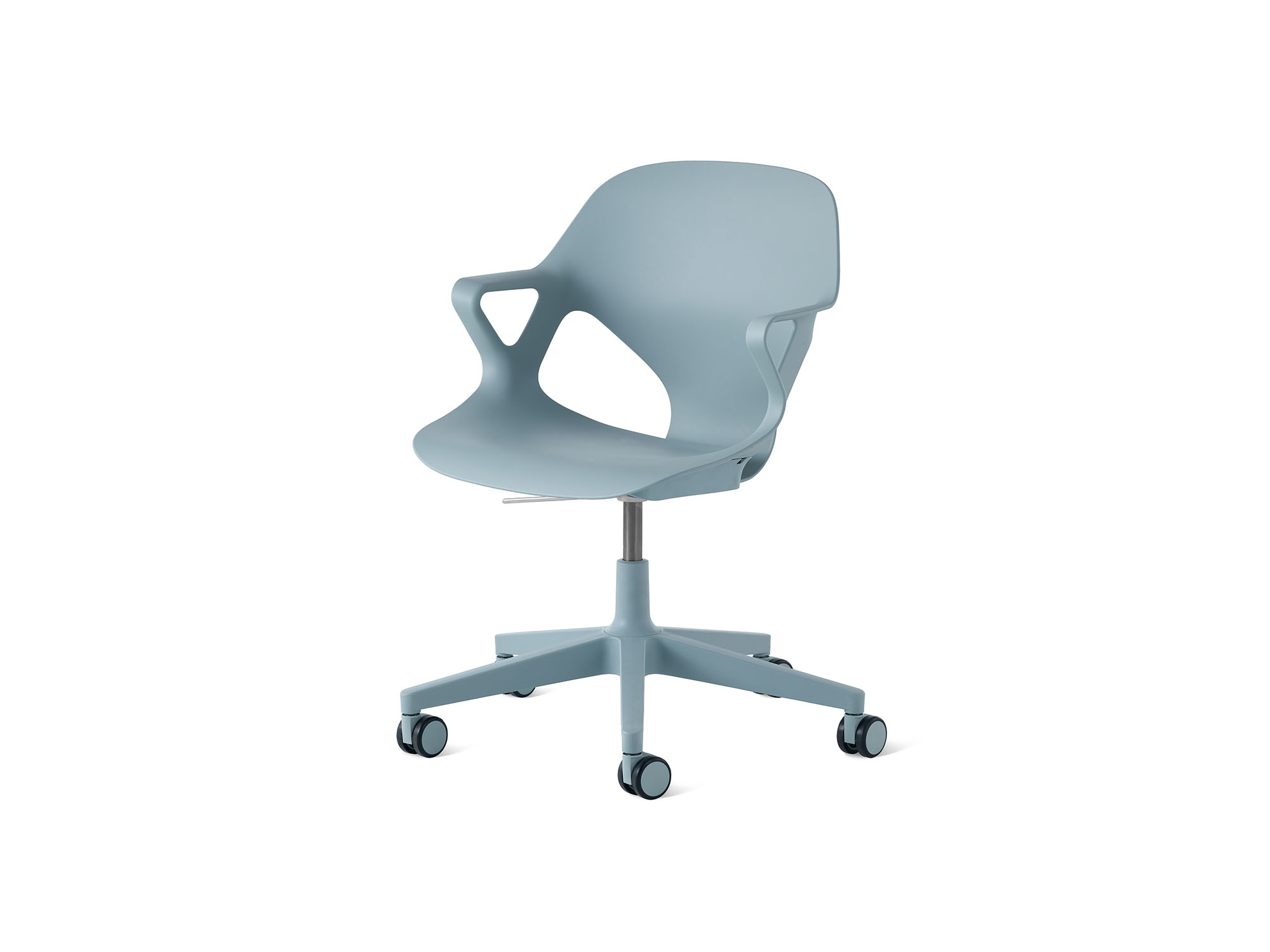 Glacier Zeph armchair with no cushion front angle view