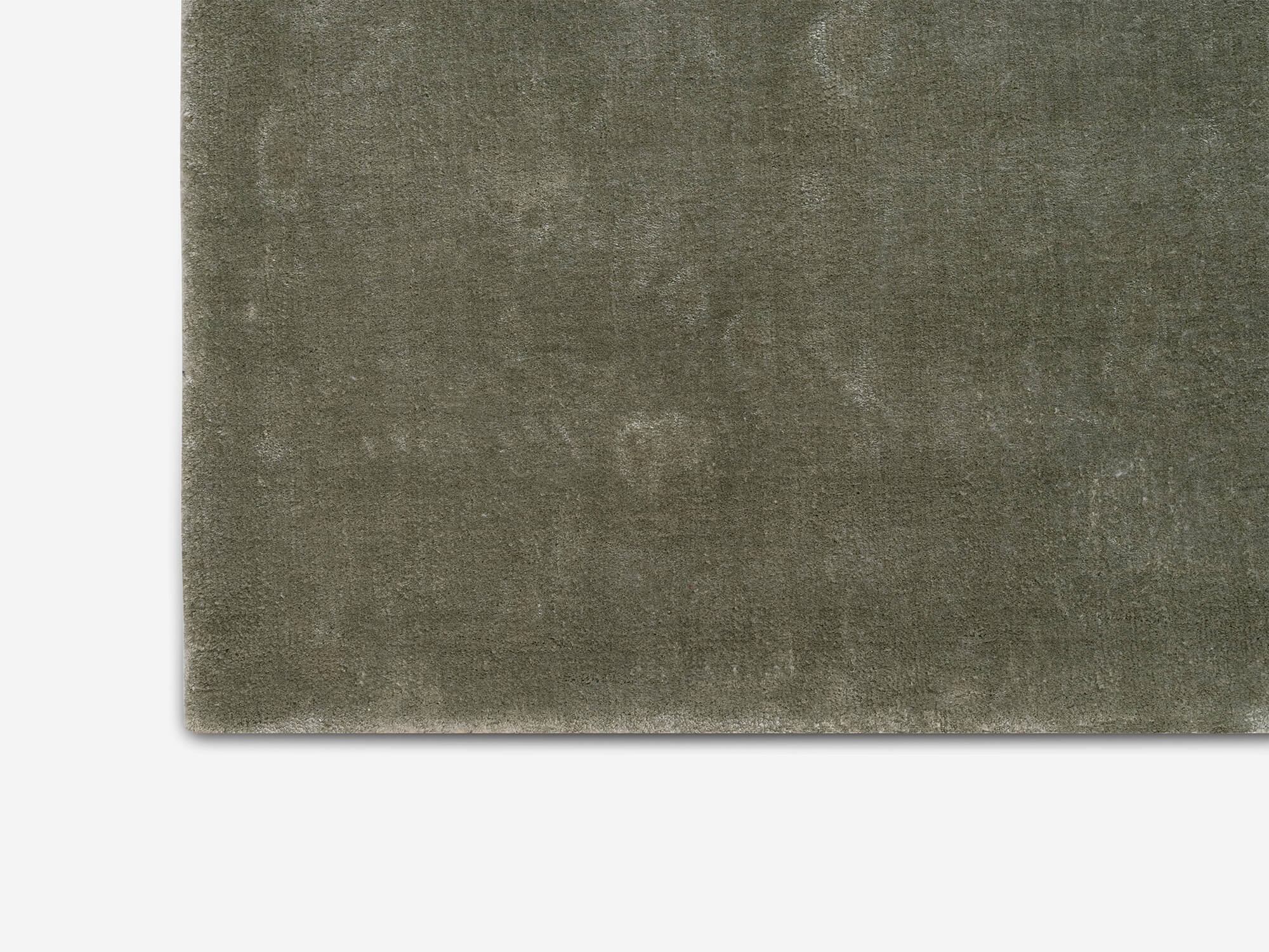 Jade plush area rug detail view