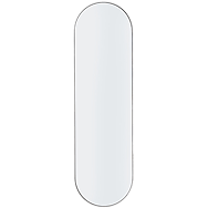 Mirror with rounded corners front view