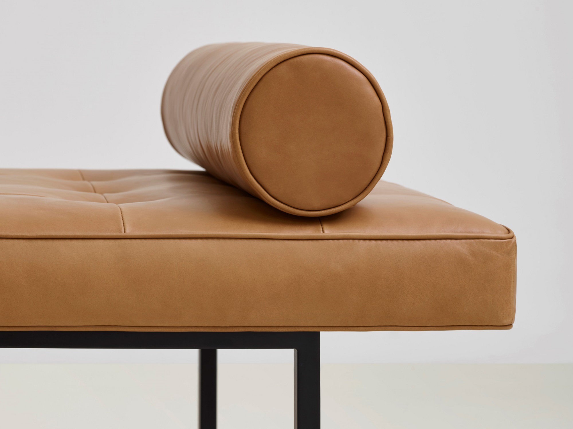 Leather 2024 bolster cushion