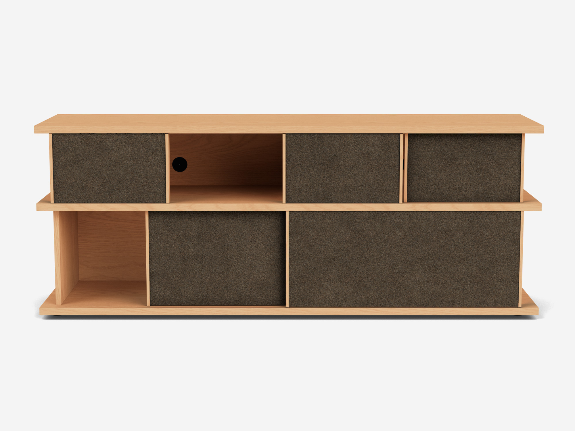 EQ3 Plank 65" Tall Media Unit - Thumbnail 3