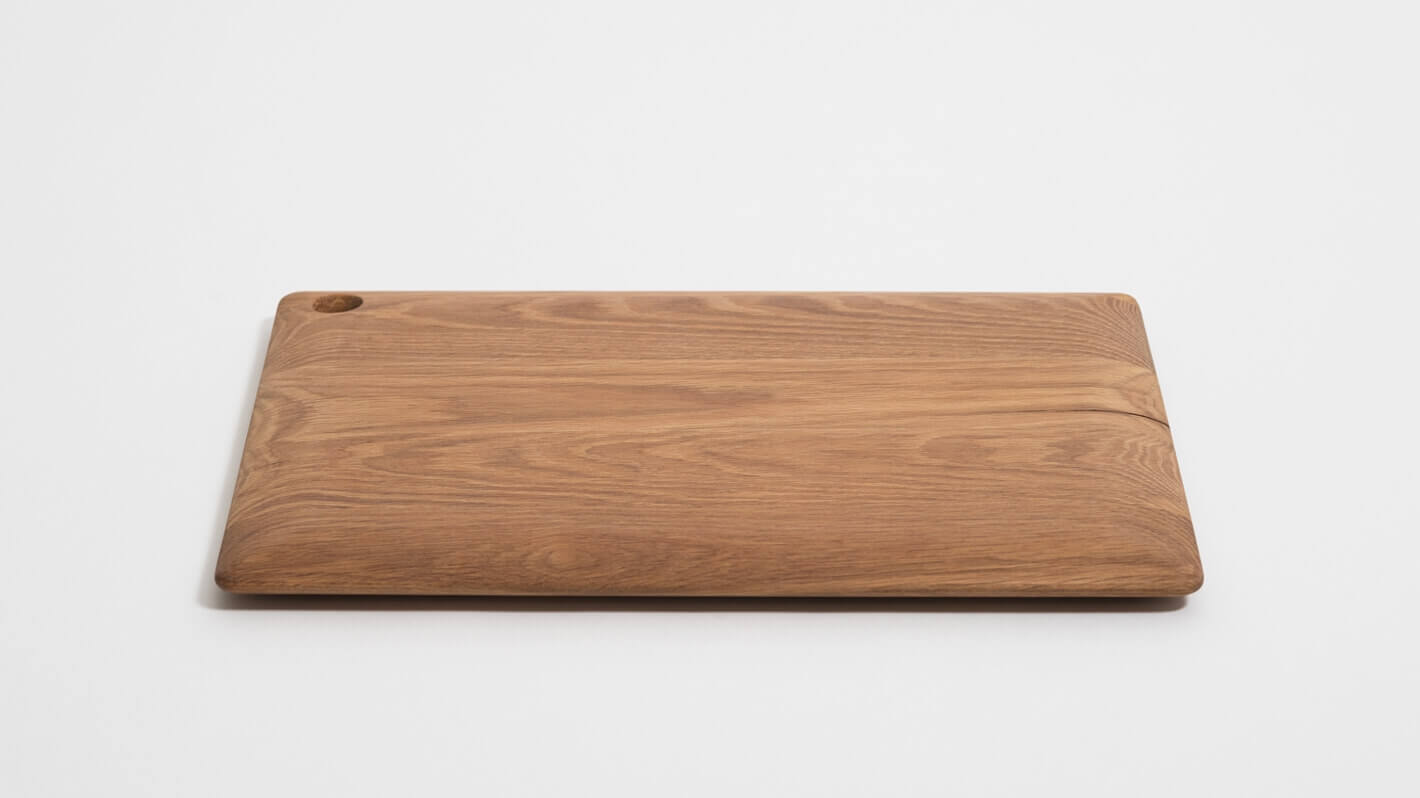 Wood Cutting Board with Rounded Corners