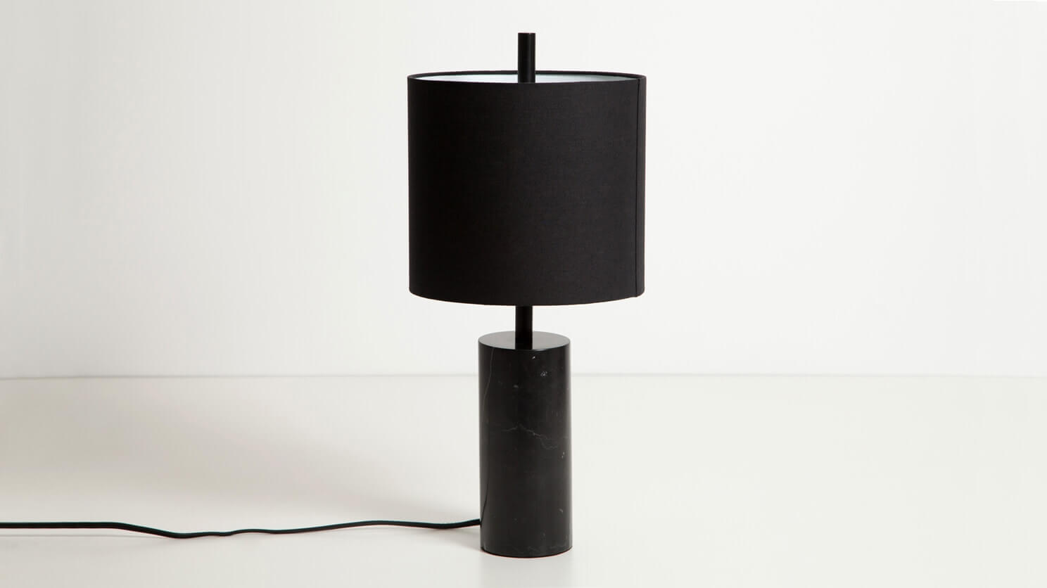 Drum Table Lamp | Black Table Lamp from 