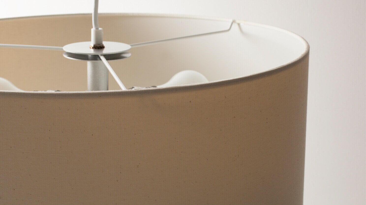 Detail view of the Conick modern pendant lighting