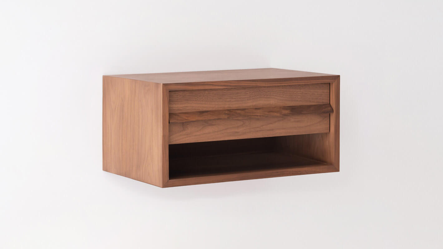 Marcel Open Shelf Floating Nightstand