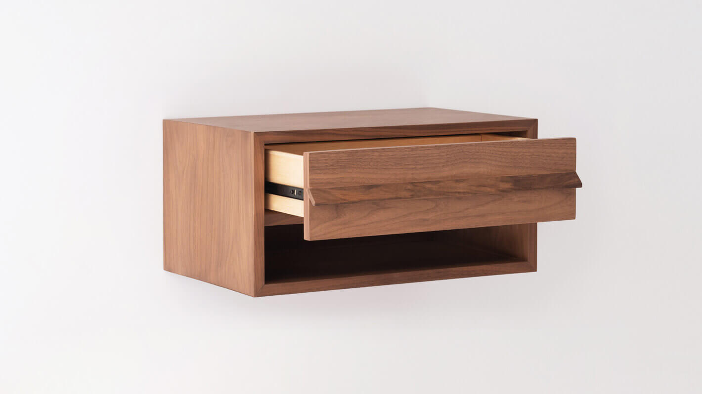 Marcel Open Shelf Floating Nightstand