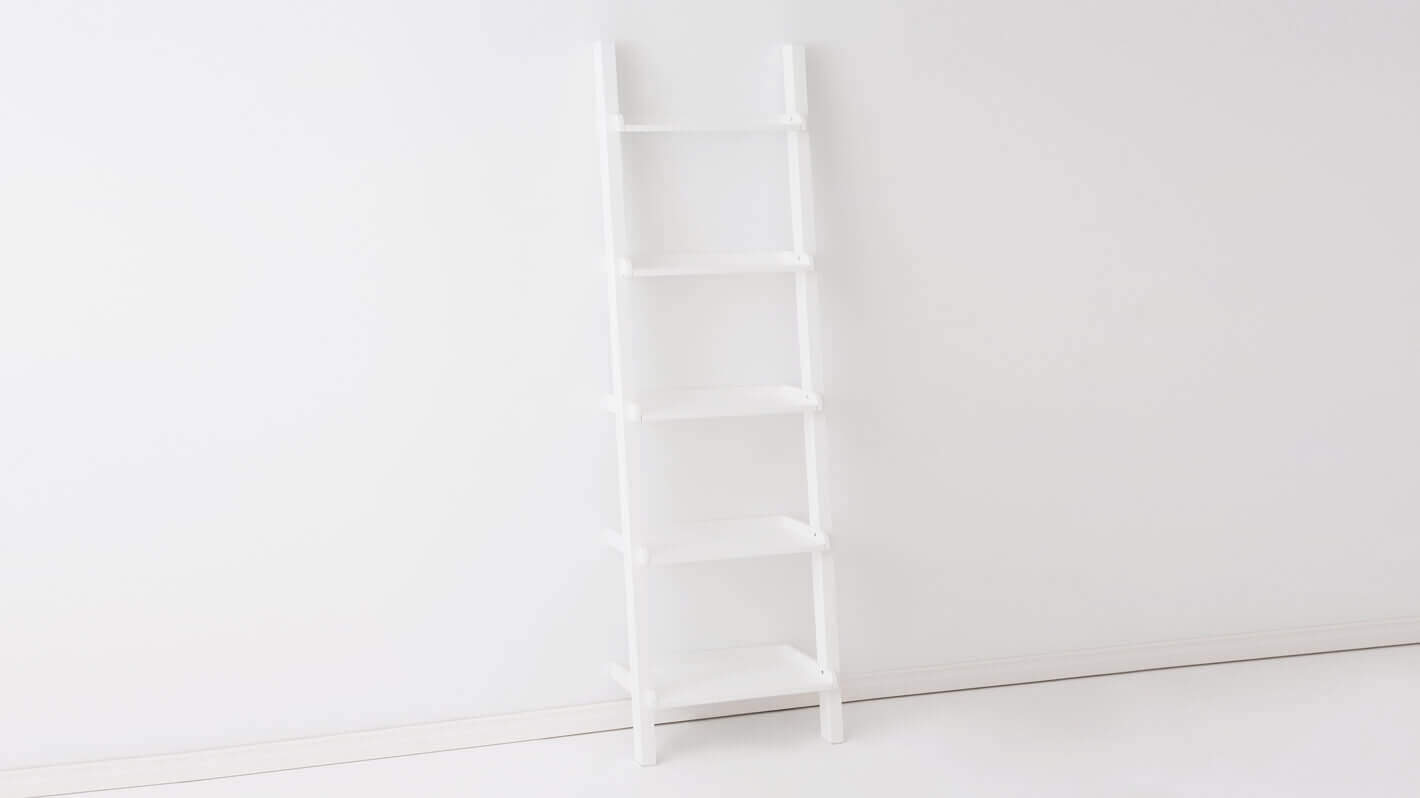 Asterix Ladder Shelf Eq3 S Minimalist Bookshelf