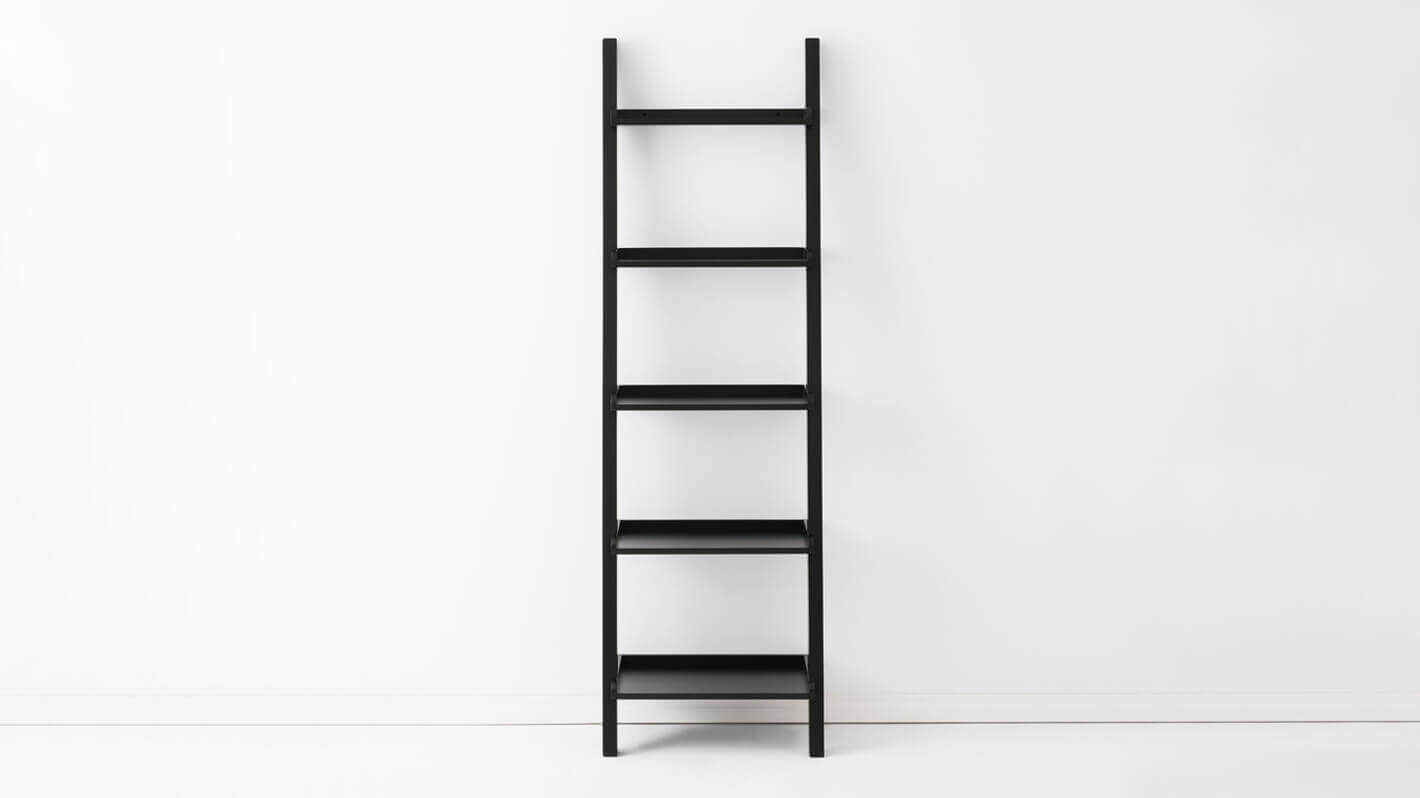 Asterix Ladder Shelf Eq3 S Minimalist Bookshelf