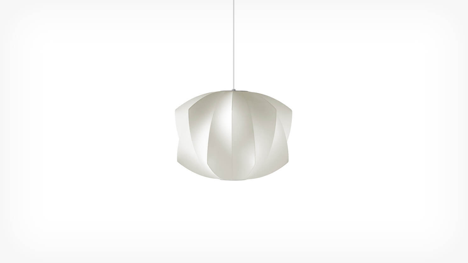 Front view of Nelson Propeller Bubble Pendant Lamp