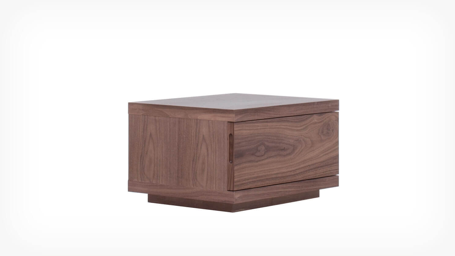 Angled view of the Boom modern nightstand