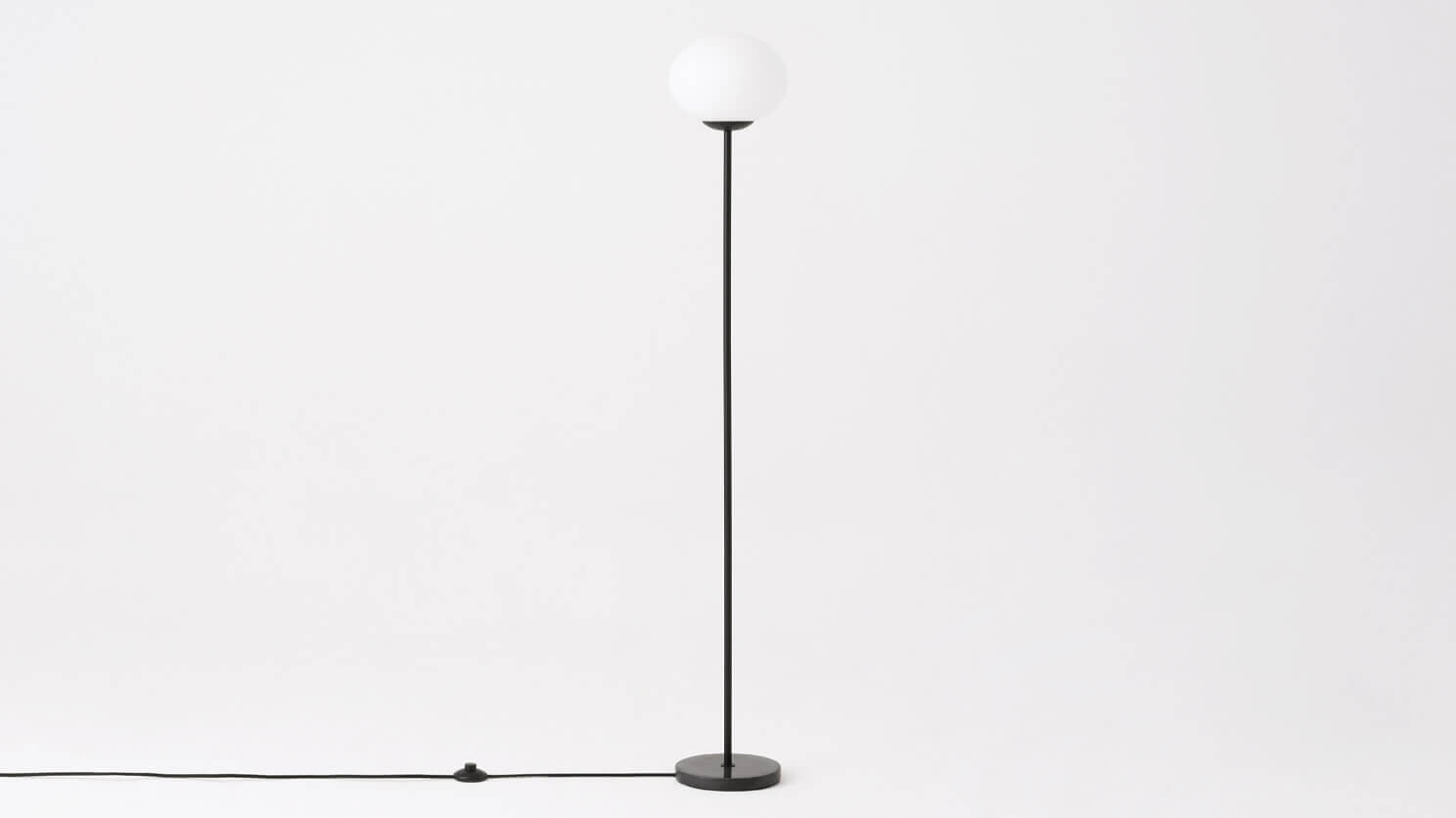 The Grove Opal living room floor lamp in black