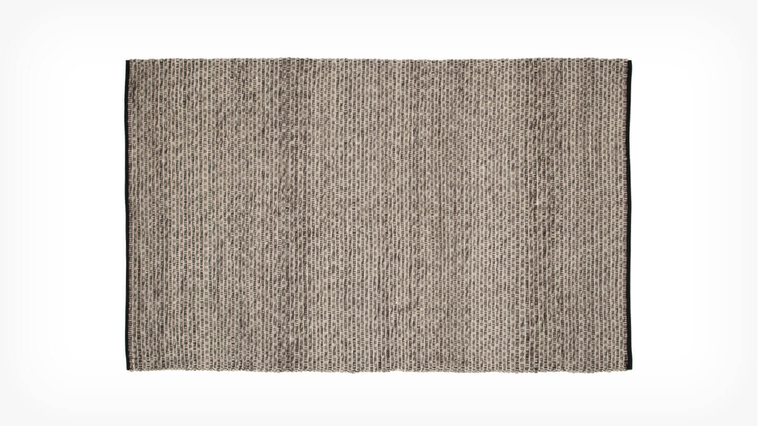 Overhead view of the Husky braided rug