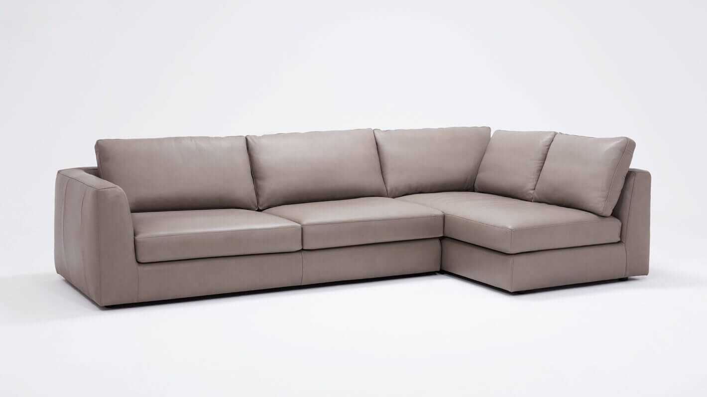 Cello 2 Piece Sectional Sofa With Full Arm Chaise Eq3 Cello 2 Piece Sectional Sofa With Full
