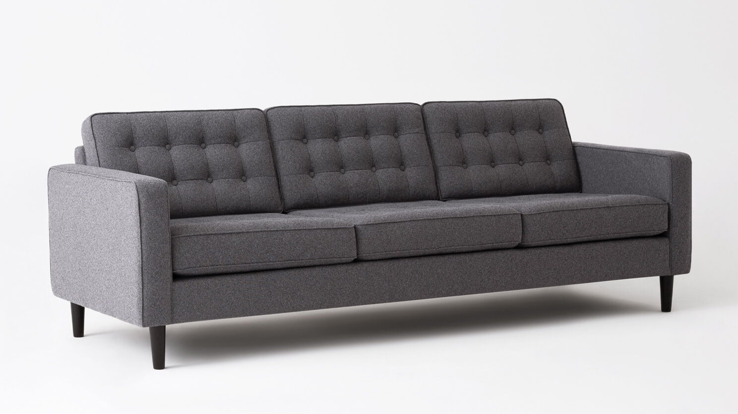Reverie 92 Sofa Modern Leather Eq3 Reverie 92 Sofa Modern Leather