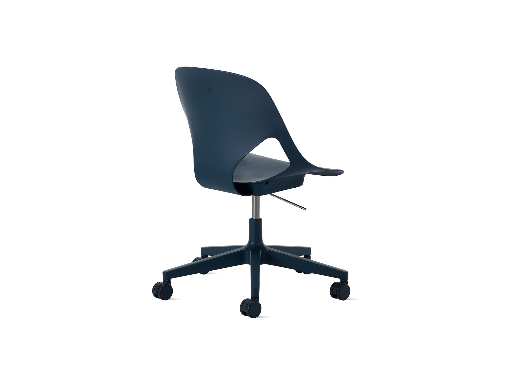 Nightfall Zeph Side Chair with no cushion back angle view