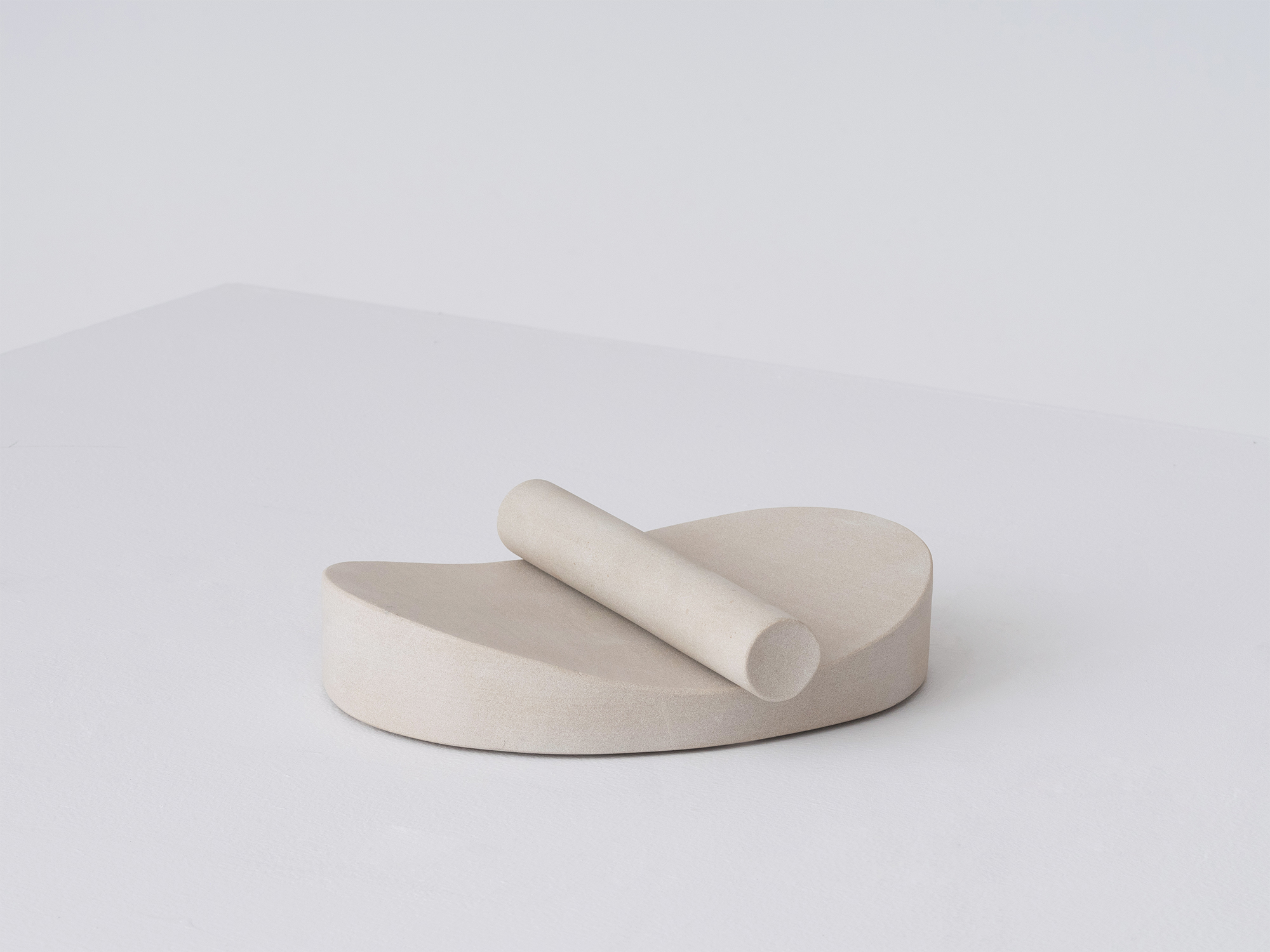 The Lithic paper holder in sandstone