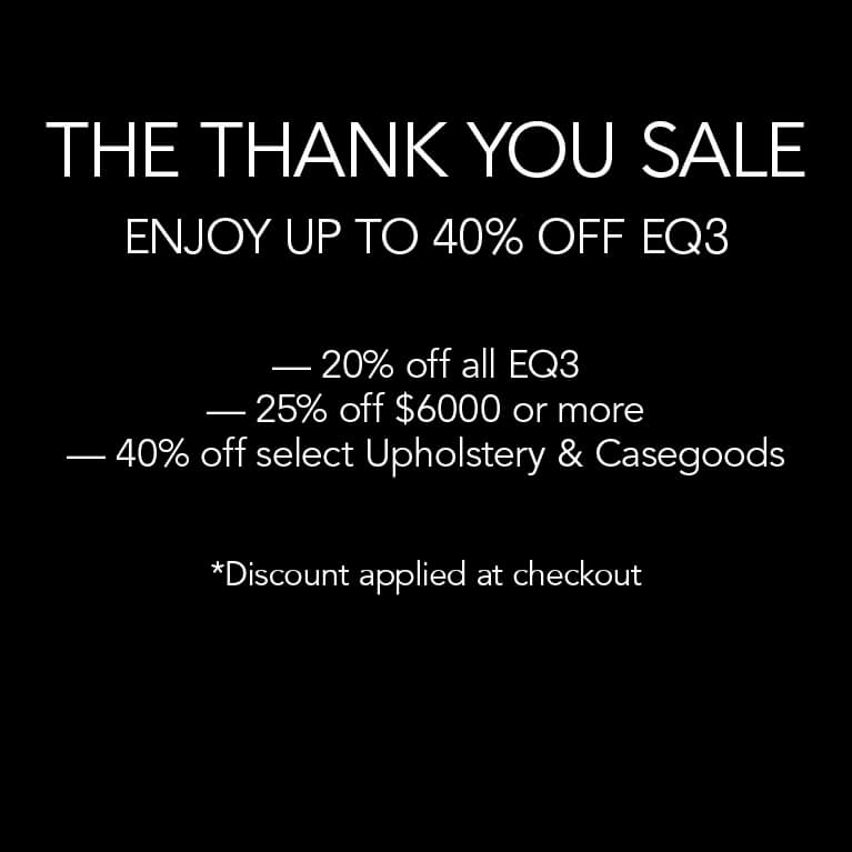 White text on a black background describes details of promotion. Link to seating category