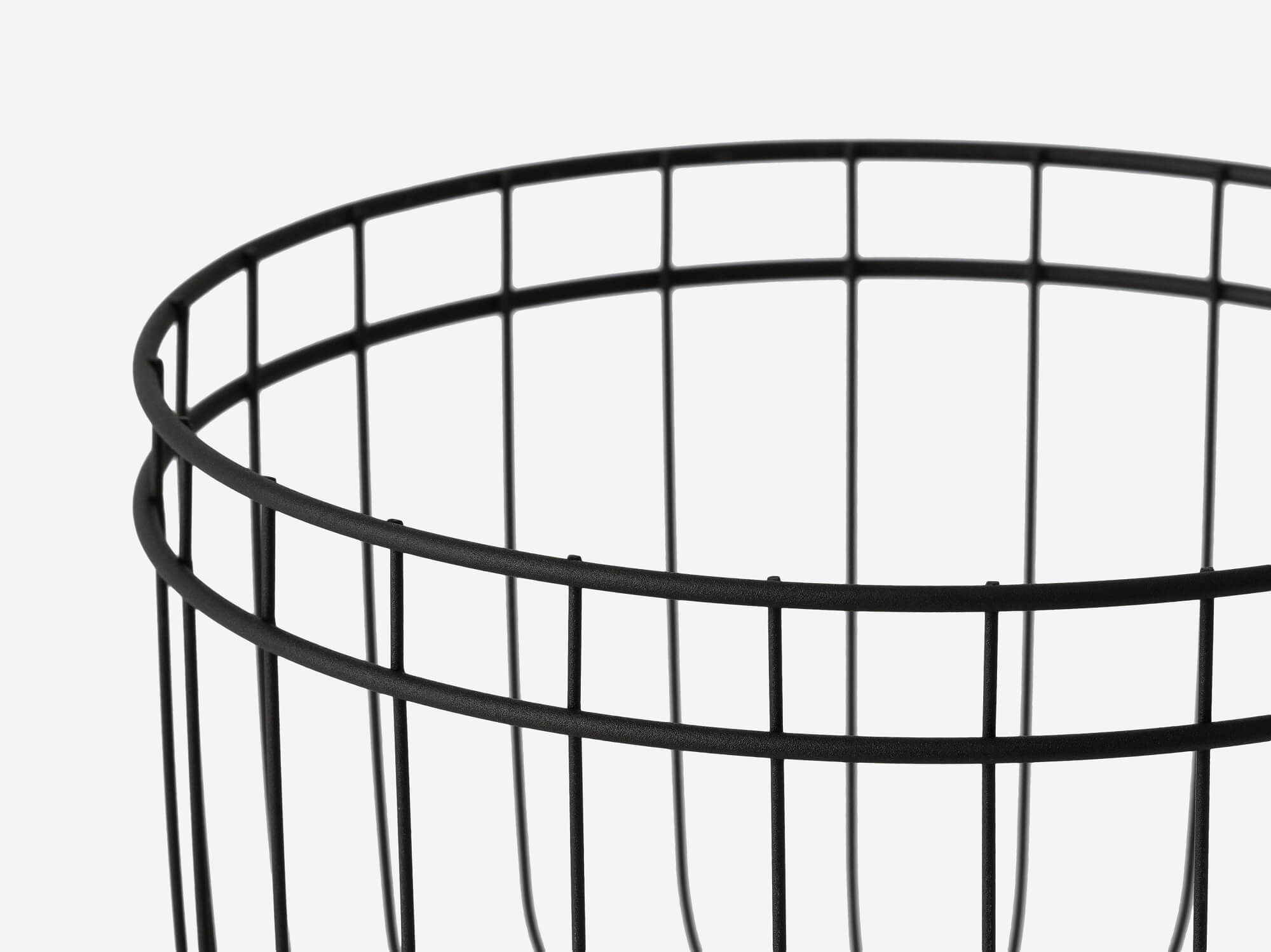 Matte Black Wire Baskets