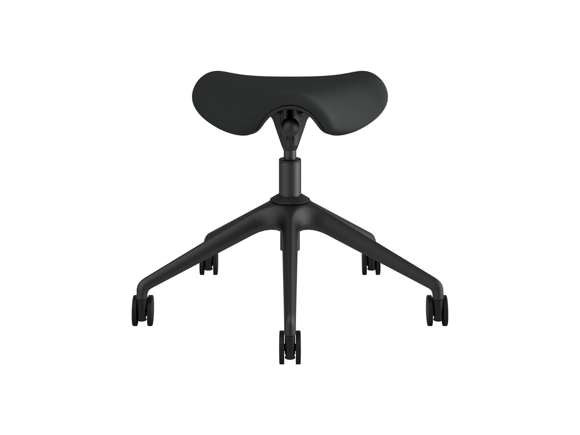 Black active stool front view