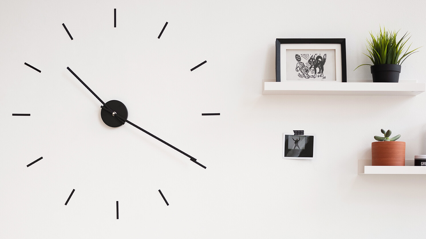 Eq3s Eclipse Wall Clock Oversized Wall Clock