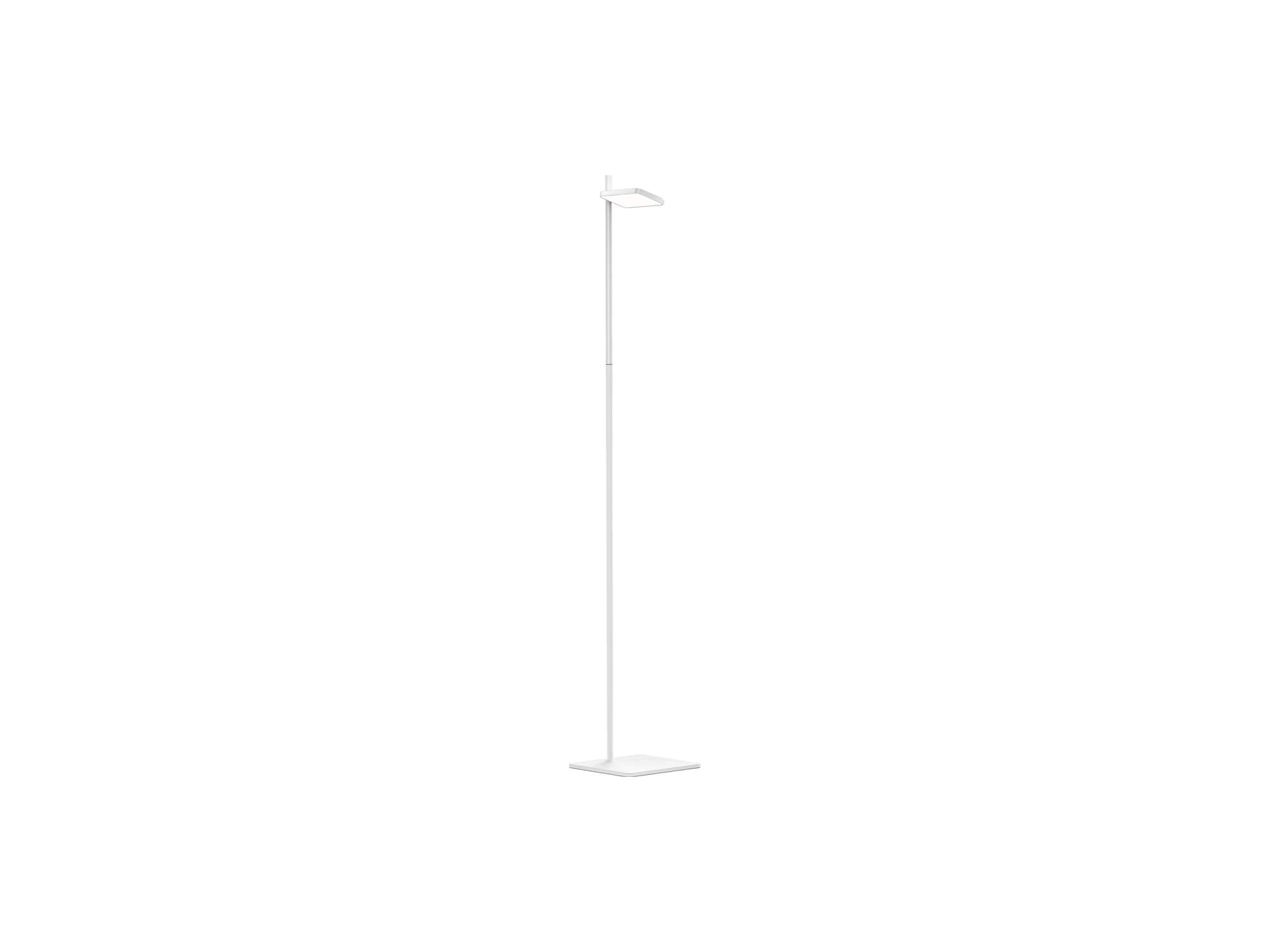 Talia living room floor lamp in white