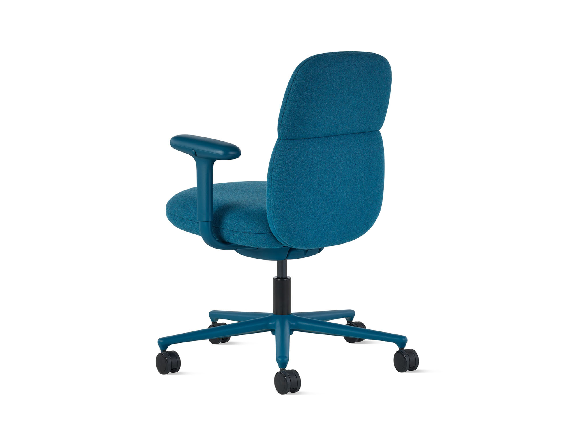 Peacock herman miller asari desk chair back view